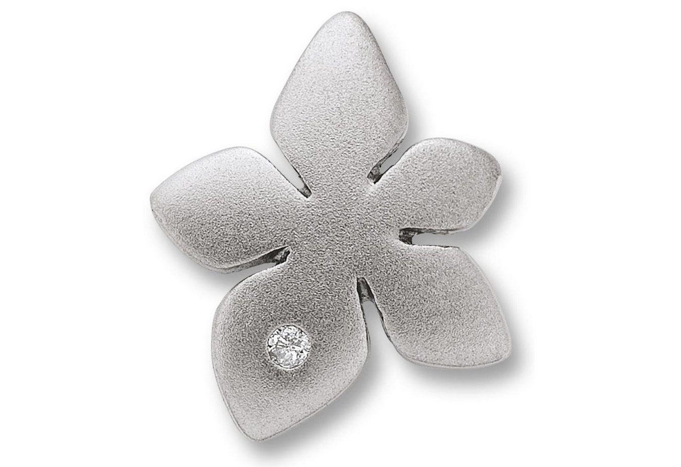 ONE ELEMENT Kettenanhänger Zirkonia Blume Anhänger aus 925 Silber, Damen Silber Schmuck Blume von ONE ELEMENT