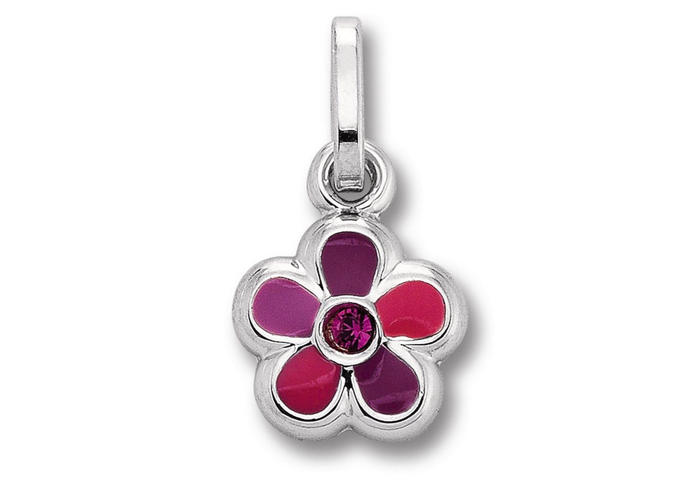 ONE ELEMENT Kettenanhänger Zirkonia Blume Anhänger aus 925 Silber, Damen Silber Schmuck Blume von ONE ELEMENT