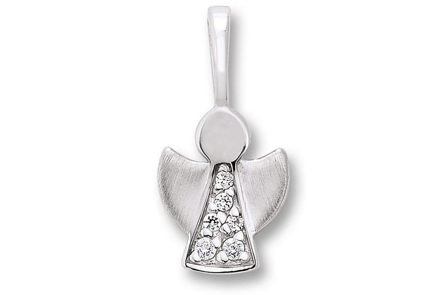 ONE ELEMENT Kettenanhänger Zirkonia Engel Anhänger aus 925 Silber, Dezente Symbolik – stilvoller Begleiter für jeden Anlass von ONE ELEMENT