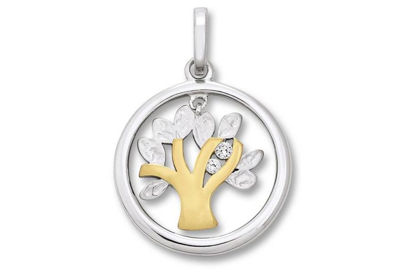ONE ELEMENT Kettenanhänger Zirkonia Lebensbaum Anhänger aus 925 Silber, Dezente Symbolik – stilvoller Begleiter für jeden Anlass von ONE ELEMENT