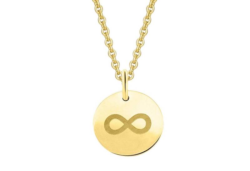 ONE ELEMENT Kettenanhänger unendlich Anhänger aus 333 Gelbgold Ø 11,0 mm, Dezente Symbolik – stilvoller Begleiter für jeden Anlass von ONE ELEMENT