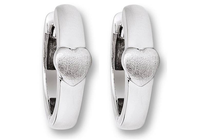ONE ELEMENT Paar Creolen Herz Ohrringe Creolen aus 925 Silber, Liebevoll gearbeitet – ein schönes Geschenk für besondere Momente von ONE ELEMENT