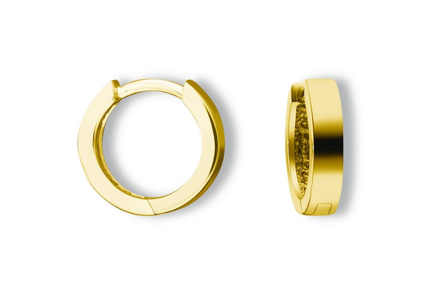 ONE ELEMENT Paar Creolen Ohrringe Creolen aus 333 Gelbgold Ø 12,0 x 2,0 mm, Damen Gold Schmuck von ONE ELEMENT