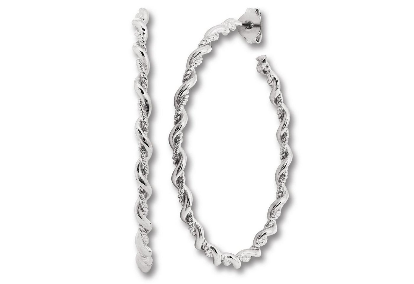 ONE ELEMENT Paar Creolen Ohrringe Creolen aus 925 Silber, Damen Silber Schmuck von ONE ELEMENT