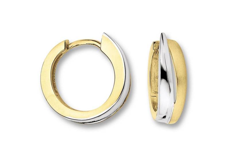 ONE ELEMENT Paar Creolen Ohrringe Creolen aus 333 Gelbgold, Fein gearbeitet – angenehm zu tragen und vielseitig kombinierbar von ONE ELEMENT