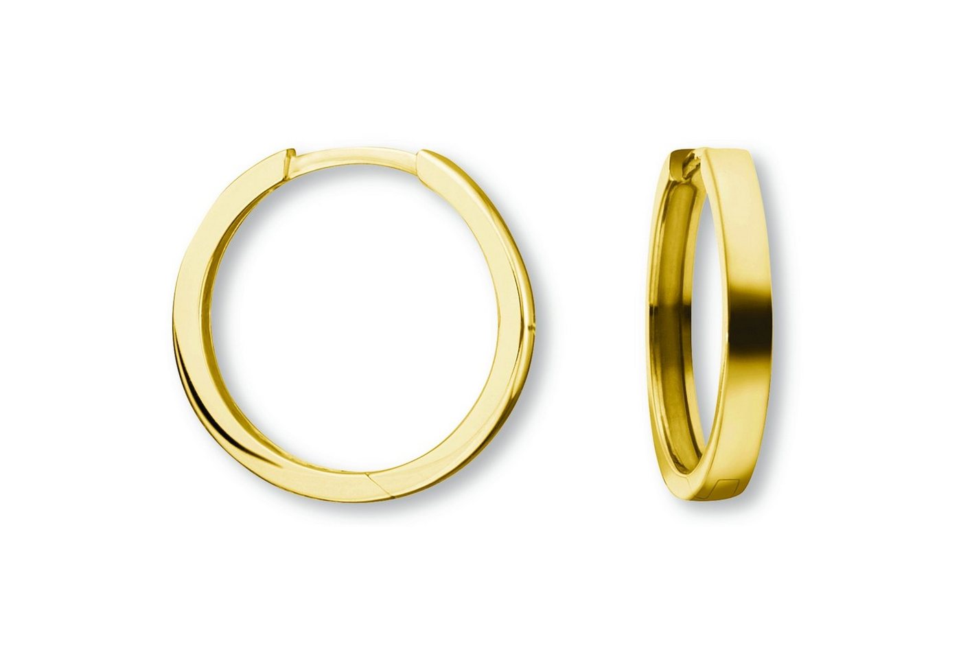 ONE ELEMENT Paar Creolen Ohrringe Creolen aus 333 Gelbgold Ø 16,0 x 2,0 mm, Damen Gold Schmuck von ONE ELEMENT