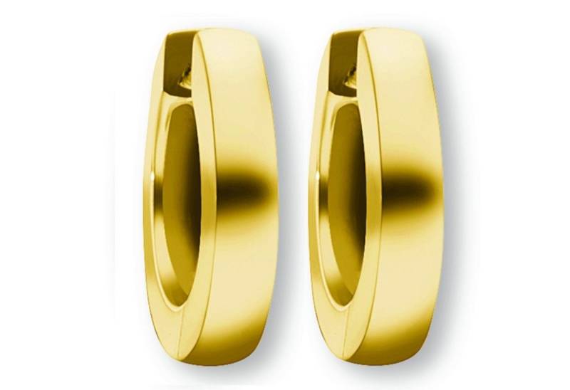 ONE ELEMENT Paar Creolen Ohrringe Creolen aus 585 Gelbgold Ø 12,0 x 2,0 mm, Klassisch & stilvoll – ein Begleiter für viele Anlässe von ONE ELEMENT