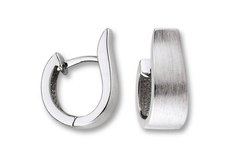 ONE ELEMENT Paar Creolen Ohrringe Creolen aus 925 Silber, Sanfte Linie – unaufdringlich und geschmackvoll von ONE ELEMENT