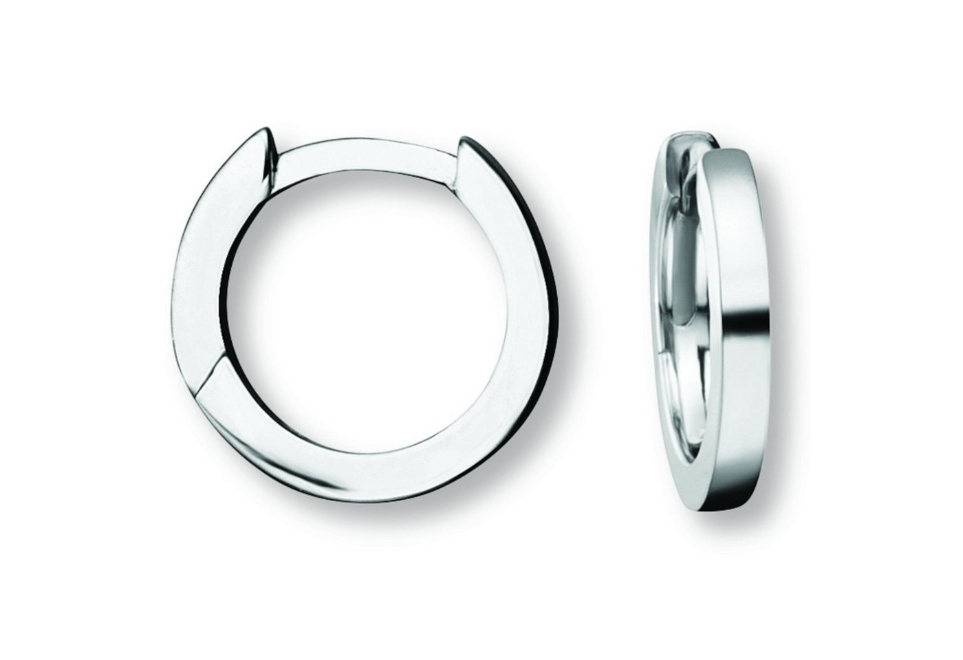 ONE ELEMENT Paar Creolen Ohrringe Creolen aus 925 Silber Ø 11,5 x 1,8 mm, Damen Silber Schmuck von ONE ELEMENT