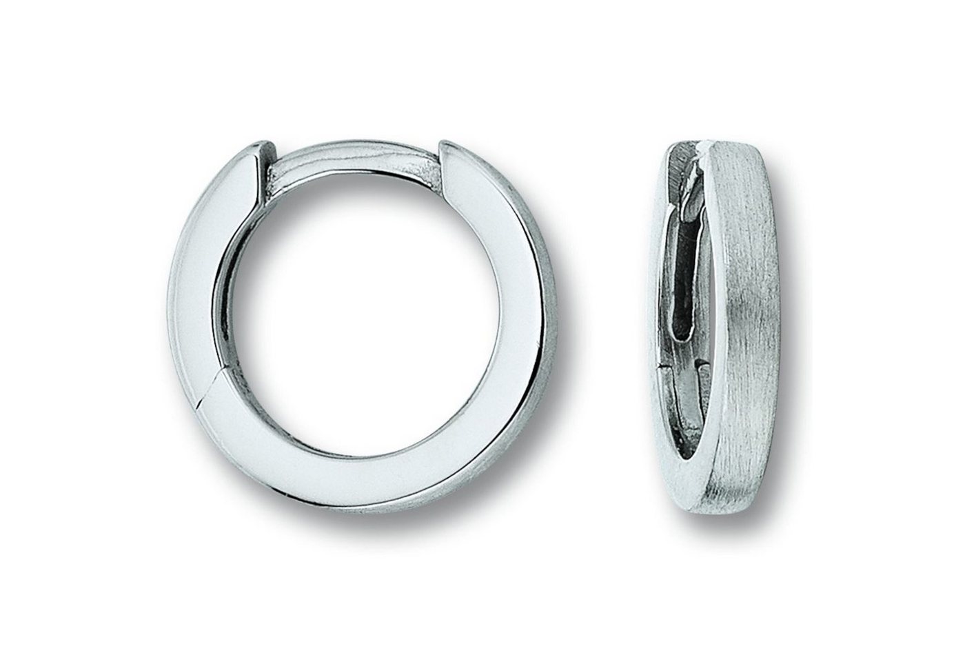 ONE ELEMENT Paar Creolen Ohrringe Creolen aus 925 Silber Ø 11,5 x 1,8 mm, Sorgfältig verarbeitet – langlebig & angenehm im Alltag von ONE ELEMENT