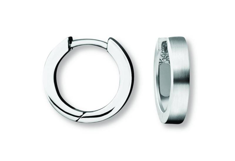 ONE ELEMENT Paar Creolen Ohrringe Creolen aus 925 Silber Ø 13,5 x 2,9 mm, Zeitlos elegant – mit Liebe zum Detail gefertigt von ONE ELEMENT