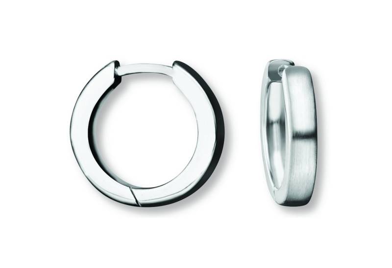 ONE ELEMENT Paar Creolen Ohrringe Creolen aus 925 Silber Ø 14,9 x 2,9 mm, Klassisch & stilvoll – ein Begleiter für viele Anlässe von ONE ELEMENT