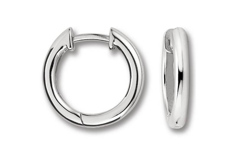 ONE ELEMENT Paar Creolen Ohrringe Creolen aus 925 Silber Ø 15,2 x 2,3 mm, Fein gearbeitet – angenehm zu tragen und vielseitig kombinierbar von ONE ELEMENT