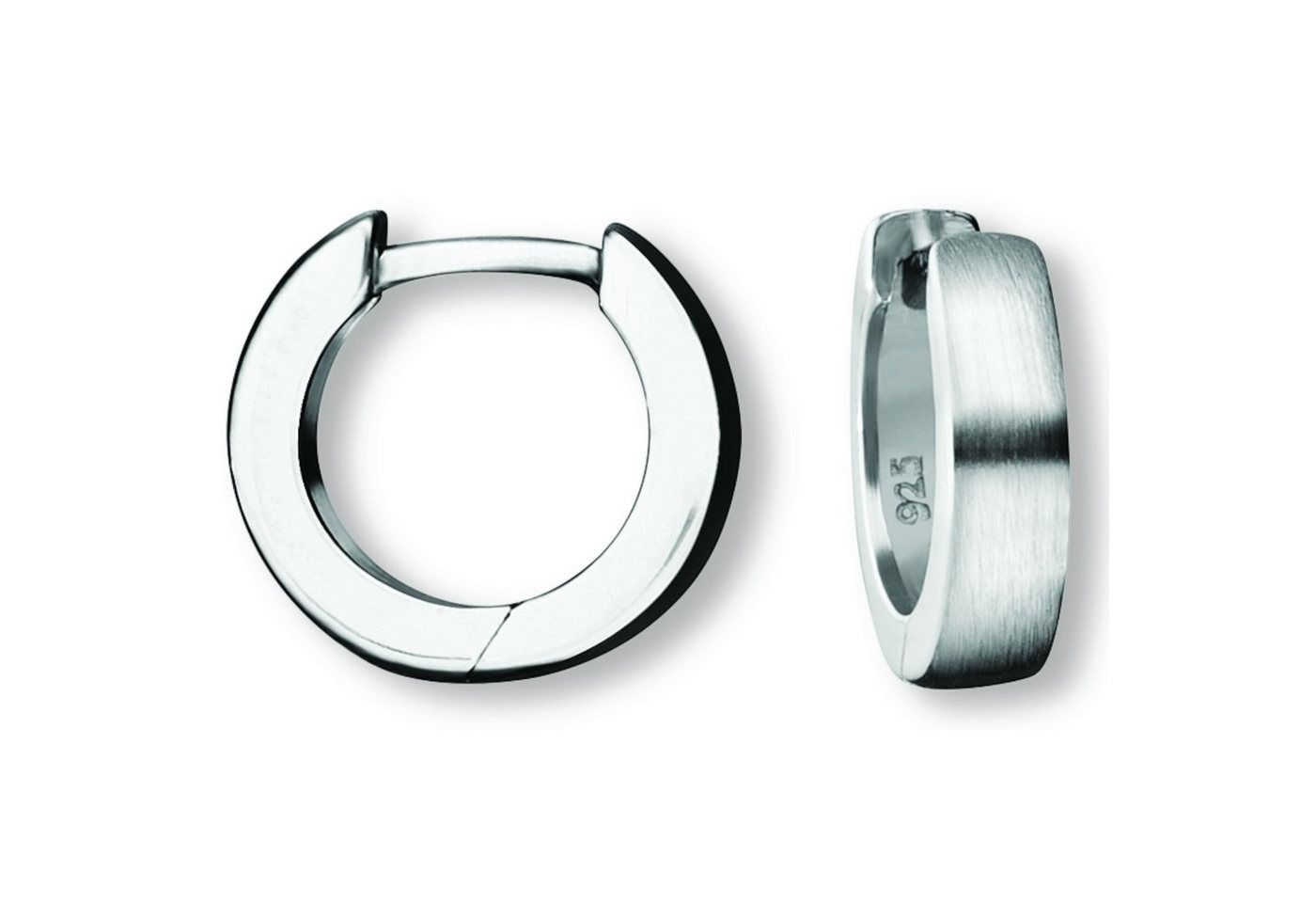 ONE ELEMENT Paar Creolen Ohrringe Creolen aus 925 Silber Ø 12,4 x 3,0 mm, Damen Silber Schmuck von ONE ELEMENT