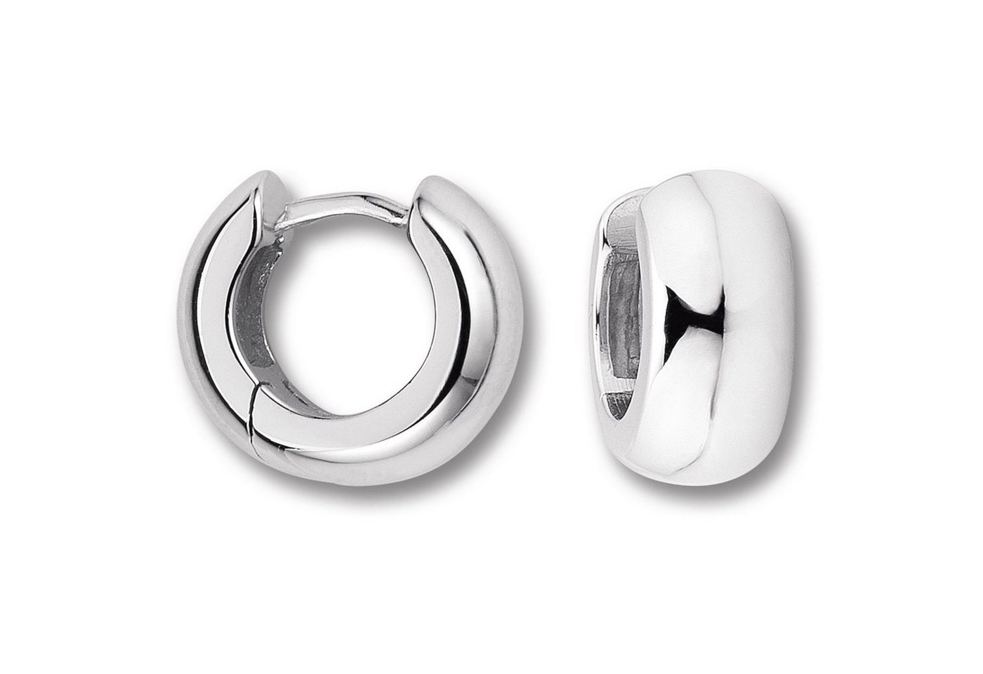 ONE ELEMENT Paar Creolen Ohrringe Creolen aus 925 Silber Ohrringe Creolen aus 925 Silber, edles Design – modisch & dezent zugleich von ONE ELEMENT