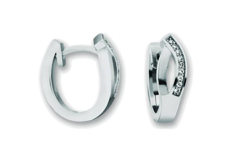 ONE ELEMENT Paar Creolen Zirkonia Ohrringe Creolen aus 925 Silber, Ihr persönliches Symbol – liebevoll gearbeitet für jeden Tag von ONE ELEMENT