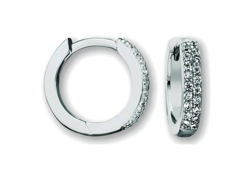 ONE ELEMENT Paar Creolen Zirkonia Ohrringe Creolen aus 925 Silber, Fein gefertigt – ein Zeichen mit besonderer Bedeutung von ONE ELEMENT