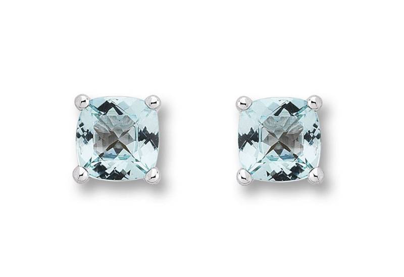 ONE ELEMENT Paar Ohrhänger Blau Topas Ohrringe Ohrstecker aus 333 Weißgold, Ihr persönliches Symbol – liebevoll gearbeitet für jeden Tag von ONE ELEMENT