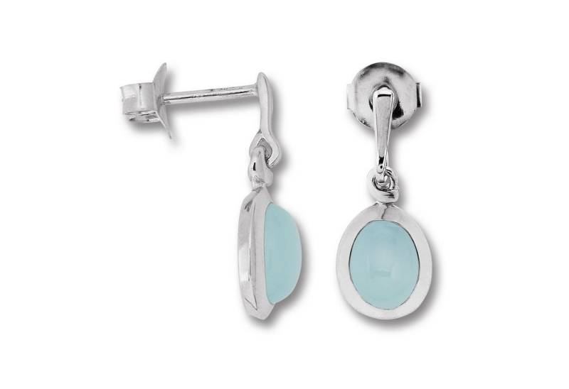 ONE ELEMENT Paar Ohrhänger Chalcedon Ohrringe Ohrhänger aus 925 Silber, Damen Silber Schmuck von ONE ELEMENT