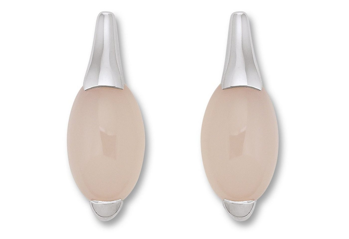 ONE ELEMENT Paar Ohrhänger Chalcedon Ohrringe Ohrstecker aus 925 Silber, Zurückhaltend & edel – passt zu eleganten wie lässigen Looks von ONE ELEMENT