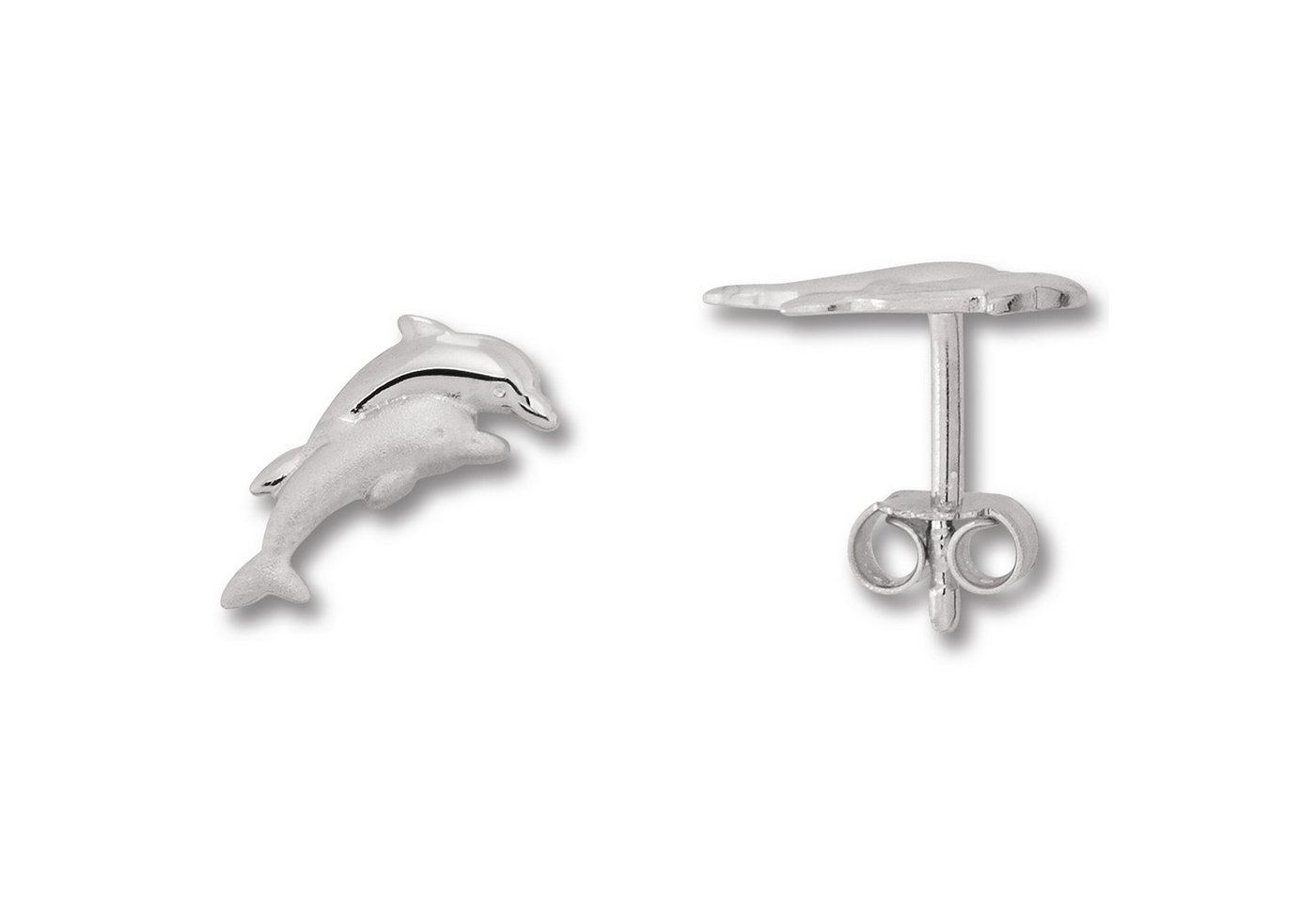ONE ELEMENT Paar Ohrhänger Delfin Ohrringe Ohrstecker aus 925 Silber, Damen Silber Schmuck Delfin von ONE ELEMENT
