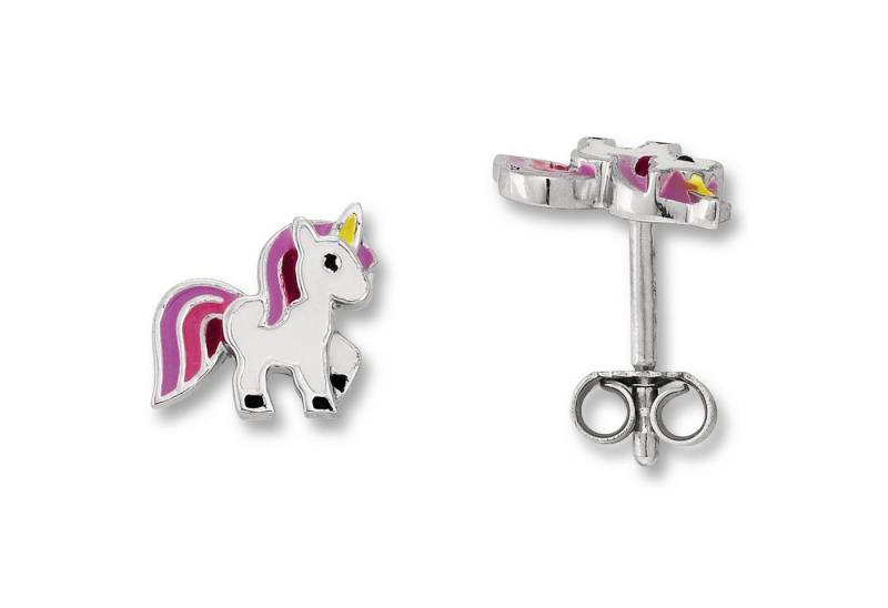 ONE ELEMENT Paar Ohrhänger Einhorn Ohrringe Ohrstecker aus 925 Silber, Damen Silber Schmuck Einhorn von ONE ELEMENT