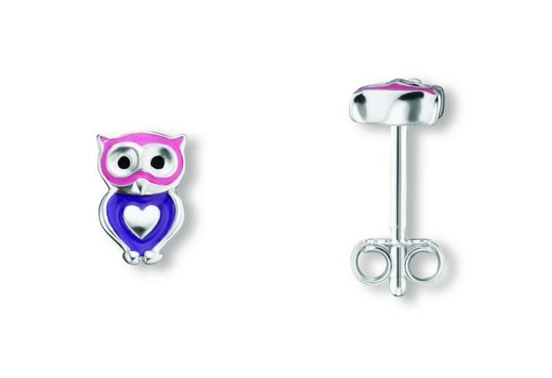 ONE ELEMENT Paar Ohrhänger Eule Ohrringe Ohrstecker aus 925 Silber, Symbolische Note – harmonisch gestaltet mit Liebe zum Detail von ONE ELEMENT