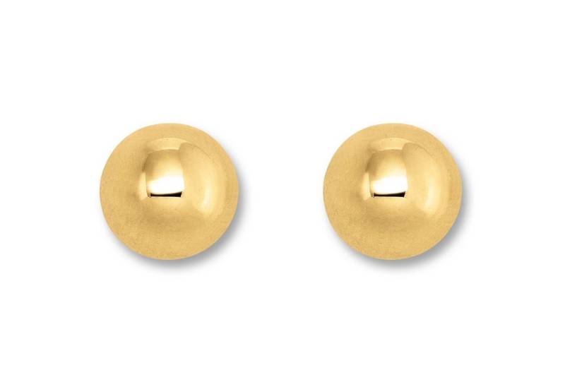ONE ELEMENT Paar Ohrhänger Halb Kugel verbödet Ohrringe Ohrstecker aus 333 Gelbgold, Damen Gold Schmuck Halb-Kugel verbödet von ONE ELEMENT