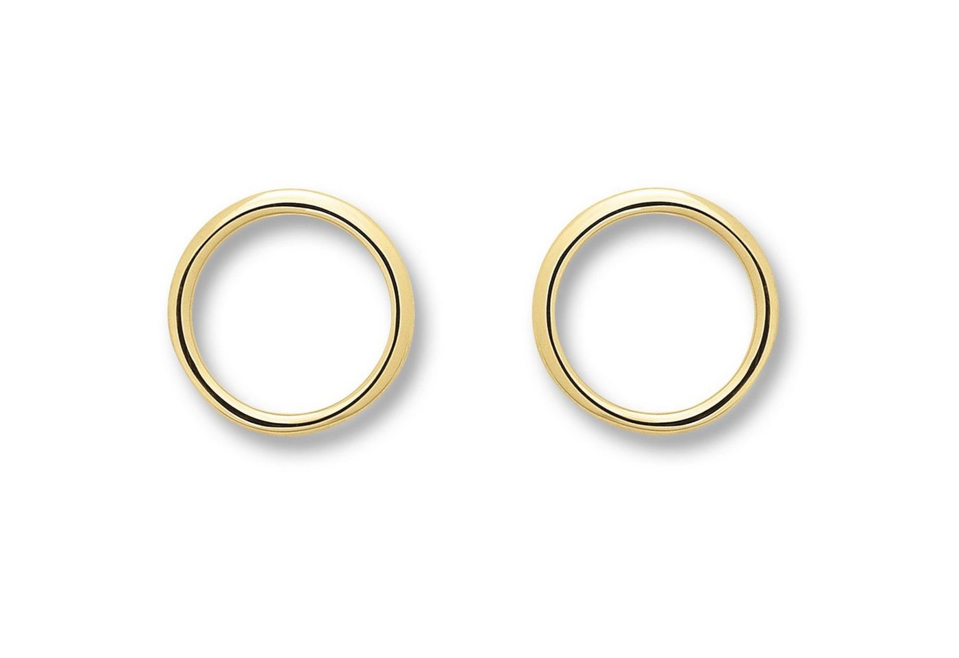 ONE ELEMENT Paar Ohrhänger Kreis Ohrringe Ohrstecker aus 333 Gelbgold, Damen Gold Schmuck Kreis von ONE ELEMENT