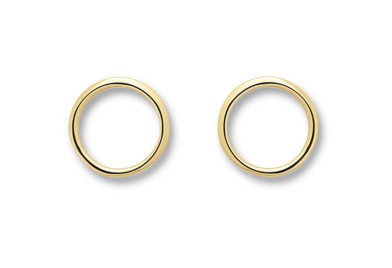 ONE ELEMENT Paar Ohrhänger Kreis Ohrringe Ohrstecker aus 333 Gelbgold, Damen Gold Schmuck Kreis von ONE ELEMENT