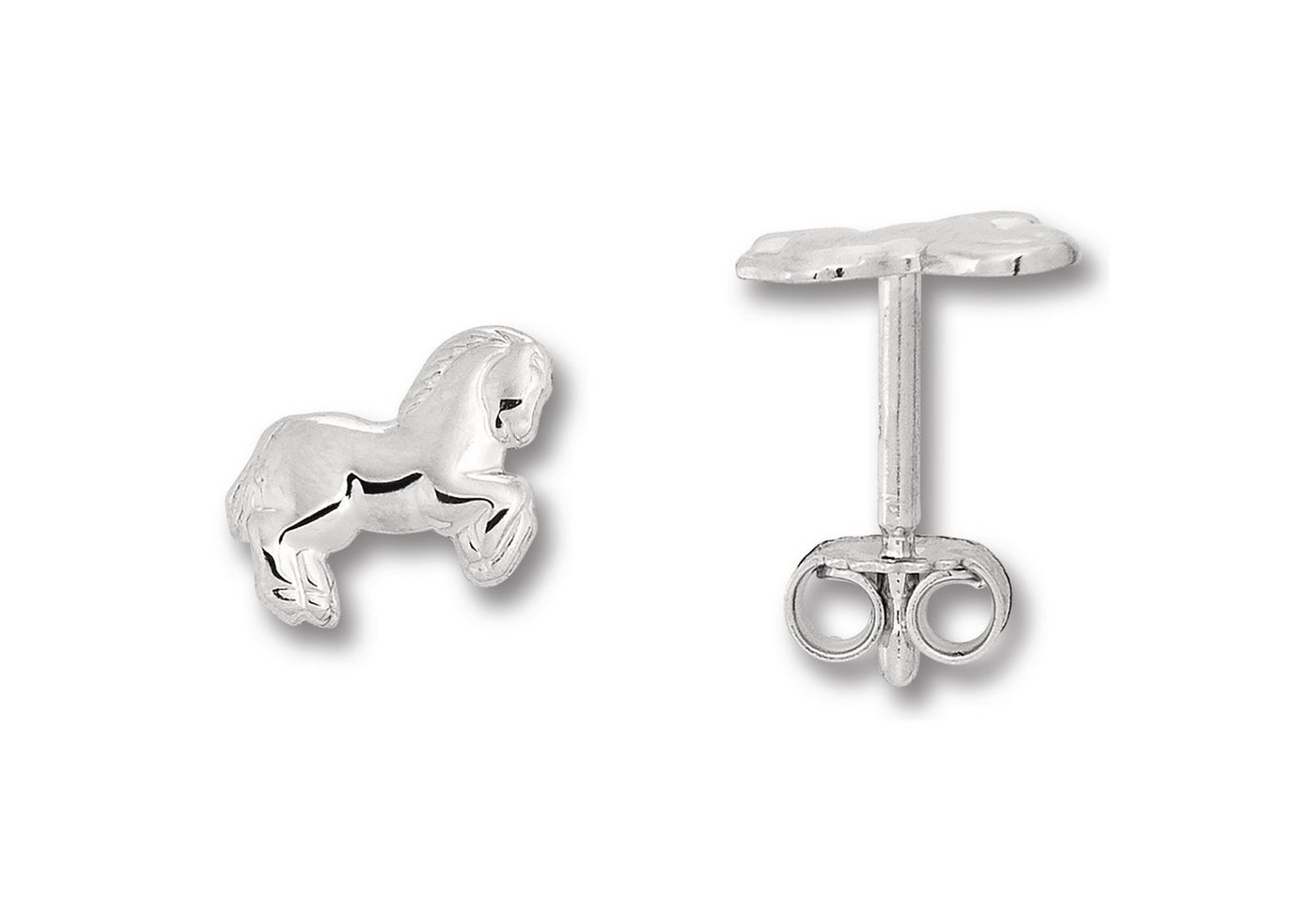 ONE ELEMENT Paar Ohrhänger Pferd Ohrringe Ohrstecker aus 925 Silber, Damen Silber Schmuck Pferd von ONE ELEMENT