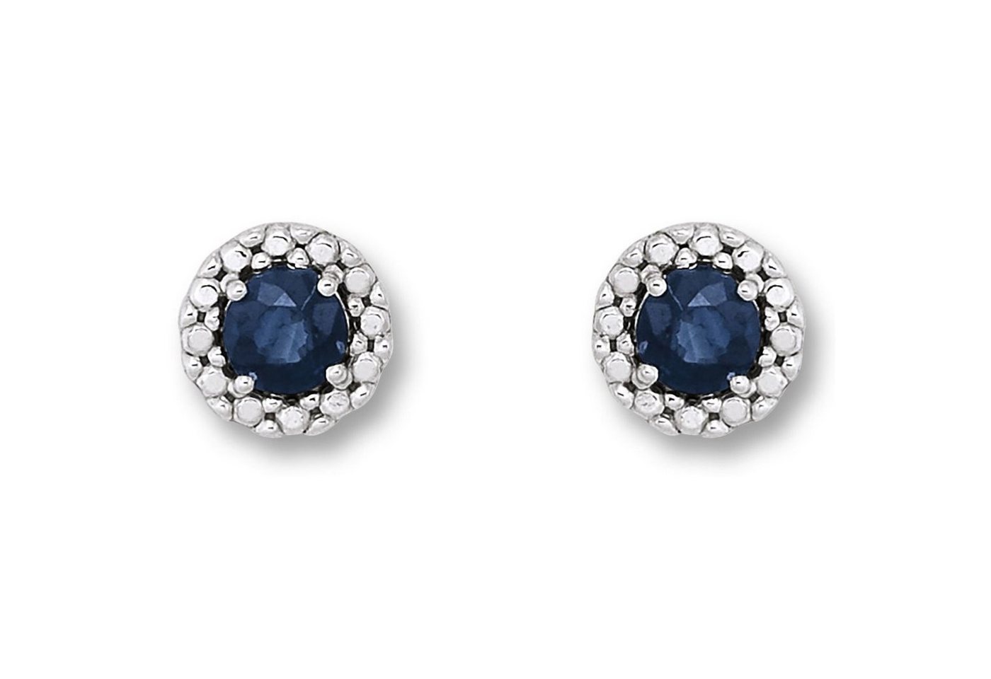 ONE ELEMENT Paar Ohrhänger Safir Ohrringe Ohrstecker aus 333 Weißgold, Damen Gold Schmuck von ONE ELEMENT