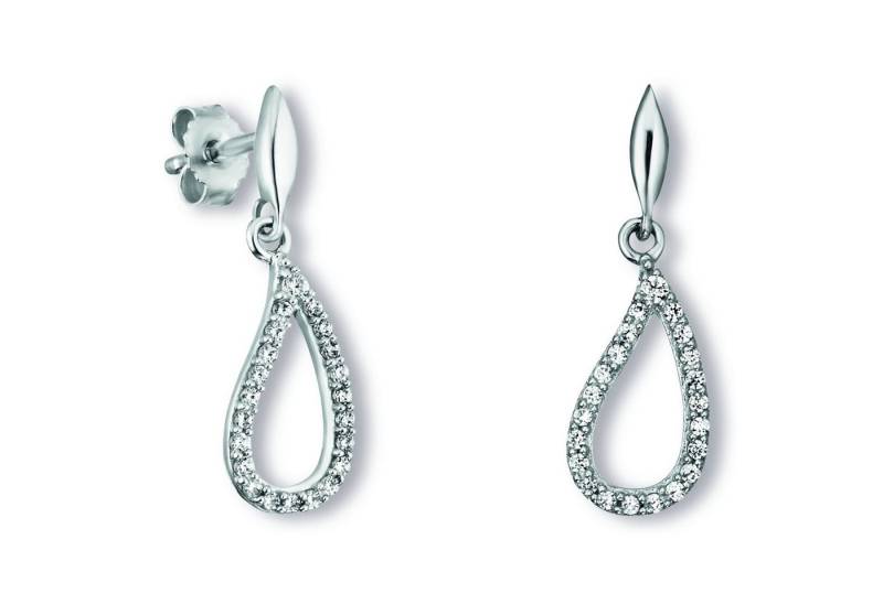 ONE ELEMENT Paar Ohrhänger Zirkonia Ohrringe Ohrhänger aus 925 Silber, Damen Silber Schmuck von ONE ELEMENT