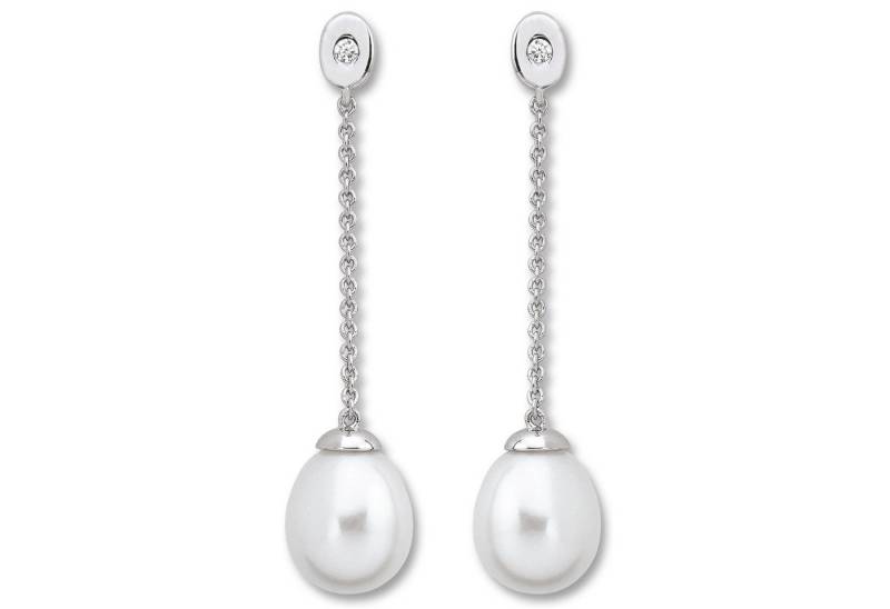 ONE ELEMENT Paar Ohrhänger Zirkonia Ohrringe Ohrhänger aus 925 Silber, Fein gefertigt – ein Zeichen mit besonderer Bedeutung von ONE ELEMENT