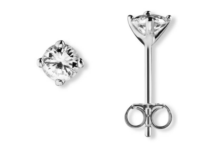 ONE ELEMENT Paar Ohrhänger Zirkonia Ohrringe Ohrstecker aus 925 Silber, Ausdruck von Individualität – dezent, bedeutungsvoll, nah am Herzen von ONE ELEMENT