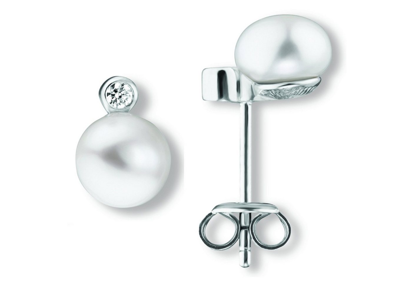 ONE ELEMENT Paar Ohrhänger Zirkonia Ohrringe Ohrstecker aus 925 Silber, Damen Silber Schmuck ONE ELEMENT Paar Ohrhänger Zirkonia Ohrringe Ohrstecker aus 925 Silber, Damen Silber Schmuck von ONE ELEMENT