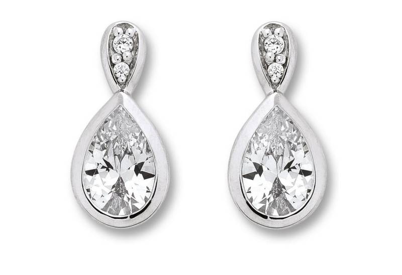 ONE ELEMENT Paar Ohrhänger Zirkonia Ohrringe Ohrstecker aus 925 Silber, Damen Silber Schmuck von ONE ELEMENT