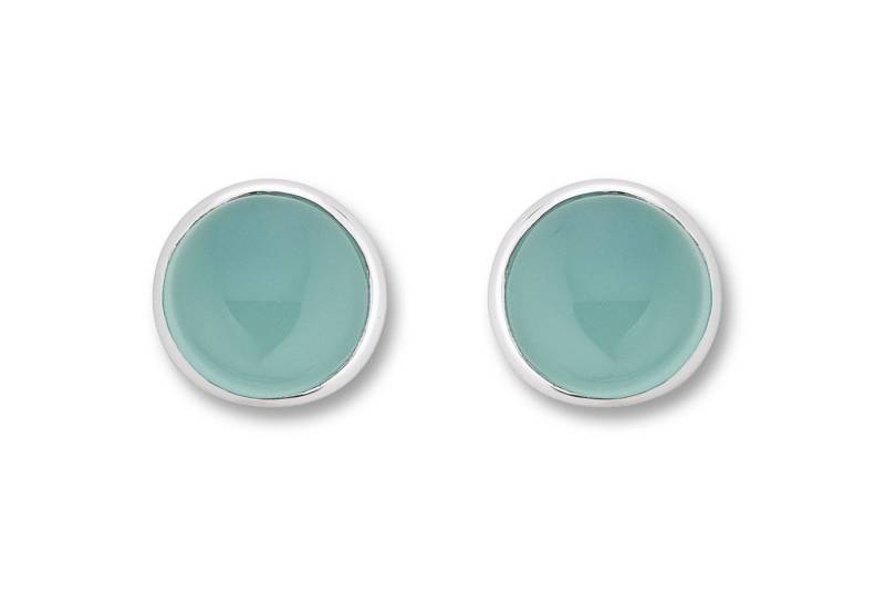 ONE ELEMENT Paar Ohrstecker Chalcedon Ohrringe Ohrstecker aus 925 Silber, Damen Silber Schmuck von ONE ELEMENT