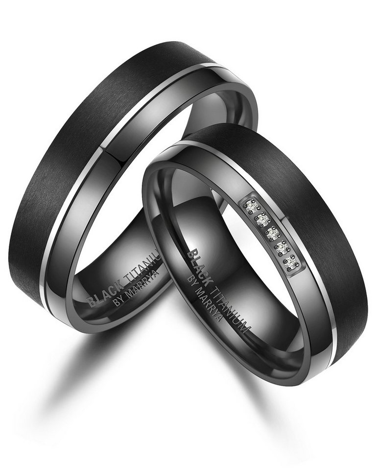 MARRYA Partnerring BLACK TITANIUM by MARRYA von MARRYA