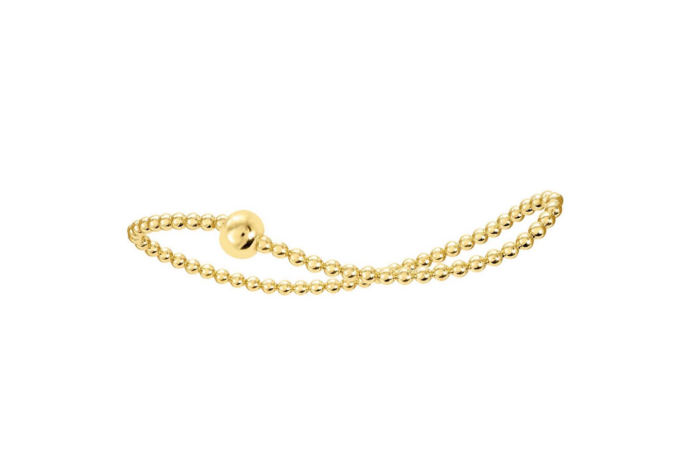 ONE ELEMENT Silberarmband Armband Kugelkette aus 925 Silber Ø 54,0 mm mit Gummiband, Fein gearbeitet – angenehm zu tragen und vielseitig kombinierbar von ONE ELEMENT