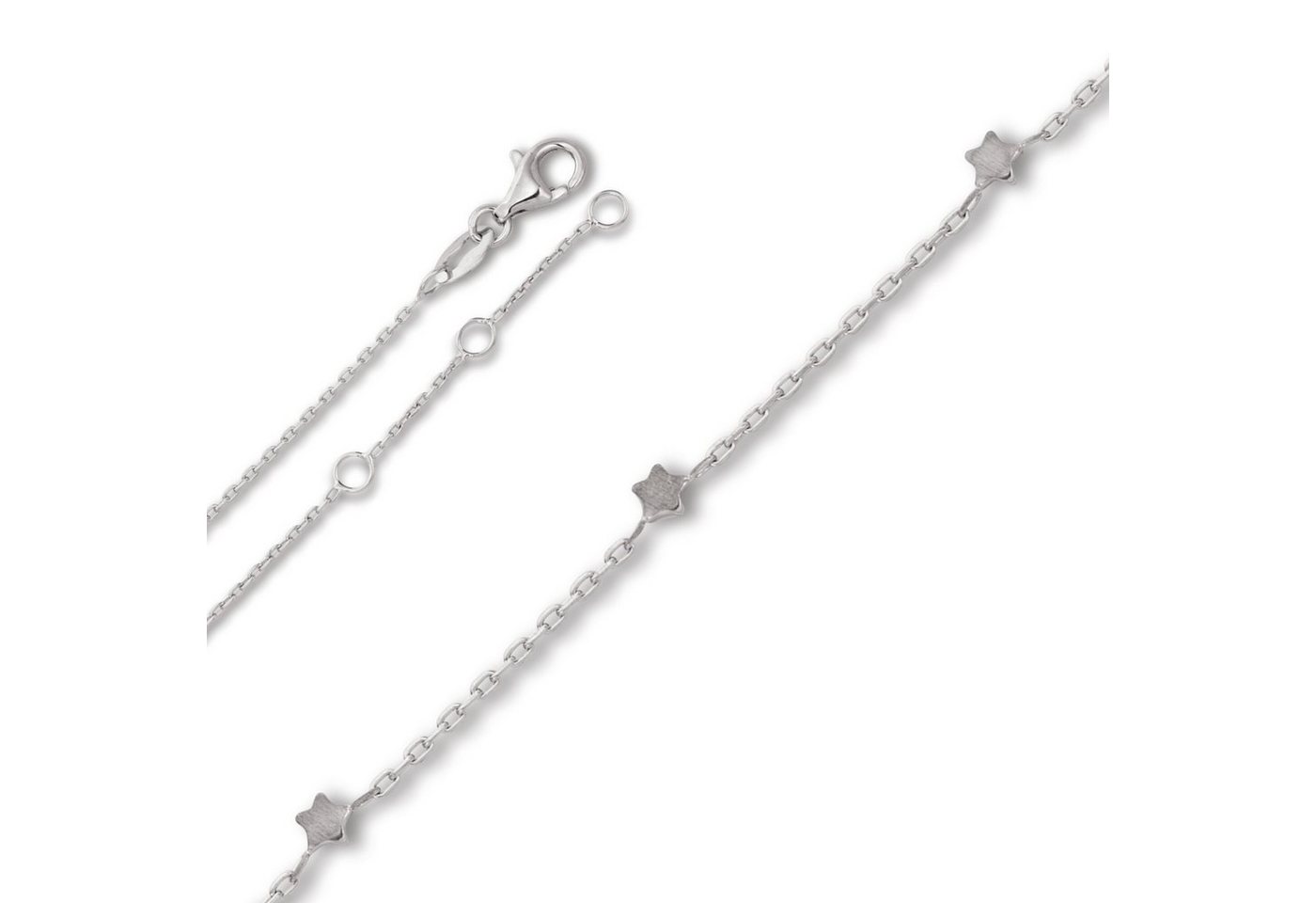 ONE ELEMENT Silberarmband Armband aus 925 Silber 19 cm, Damen Silber Schmuck Rundankerkette von ONE ELEMENT