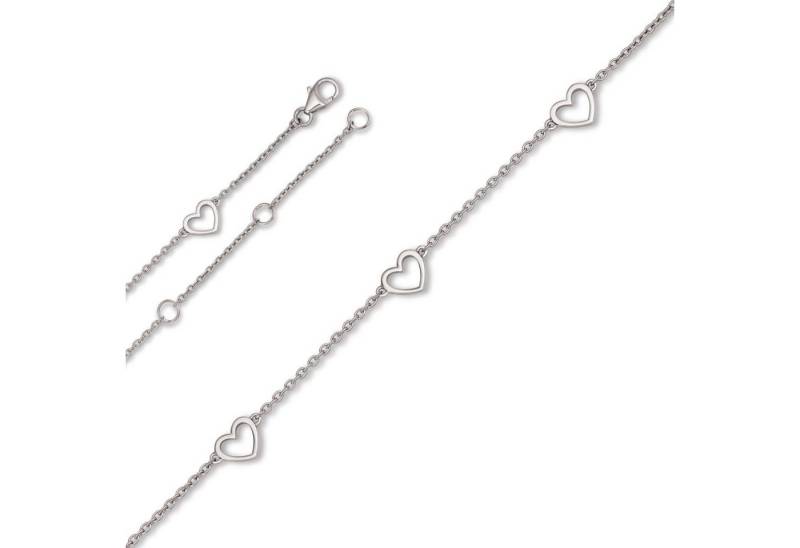 ONE ELEMENT Silberarmband Herz Armband aus 925 Silber 19 cm Ø, Damen Silber Schmuck Herz von ONE ELEMENT