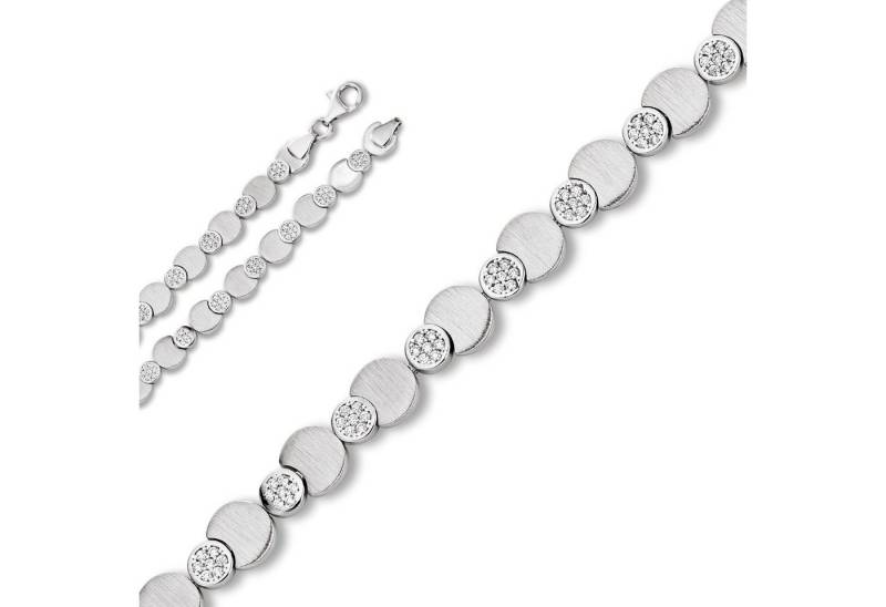 ONE ELEMENT Silberarmband Zirkonia Armband aus 925 Silber 17 cm, Fein gefertigt – ein Zeichen mit besonderer Bedeutung von ONE ELEMENT