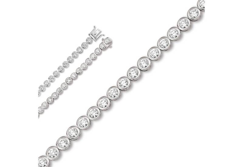 ONE ELEMENT Silberarmband Zirkonia Armband aus 925 Silber 17 cm Ø 5,4 mm, Damen Silber Schmuck von ONE ELEMENT