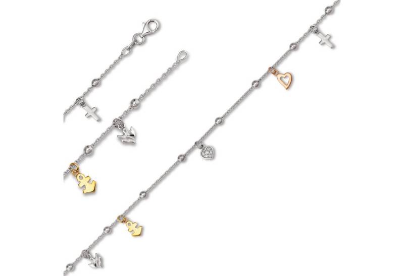 ONE ELEMENT Silberarmband Zirkonia Armband aus 925 Silber 19 cm, Zart & emotional – ein Geschenk, das von Herzen kommt von ONE ELEMENT