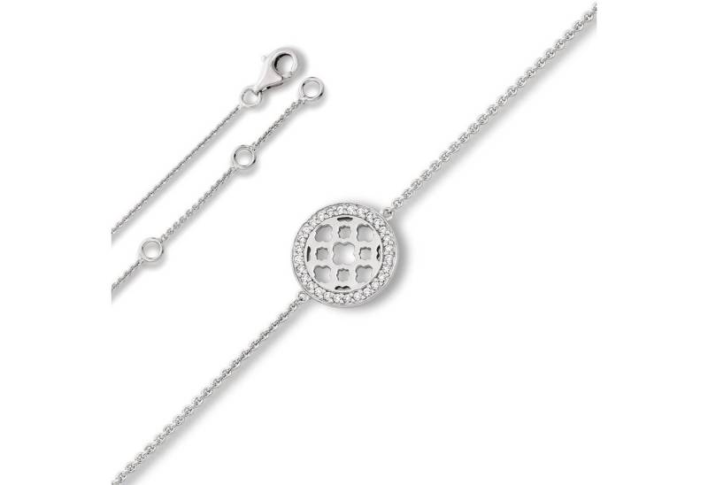 ONE ELEMENT Silberarmband Zirkonia Symbol Armband aus 925 Silber 18 cm, Ausdruck von Individualität – dezent, bedeutungsvoll, nah am Herzen von ONE ELEMENT