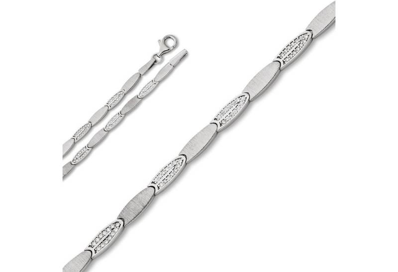 ONE ELEMENT Silberkette Zirkonia Halskette aus 925 Silber, Damen Silber Schmuck von ONE ELEMENT