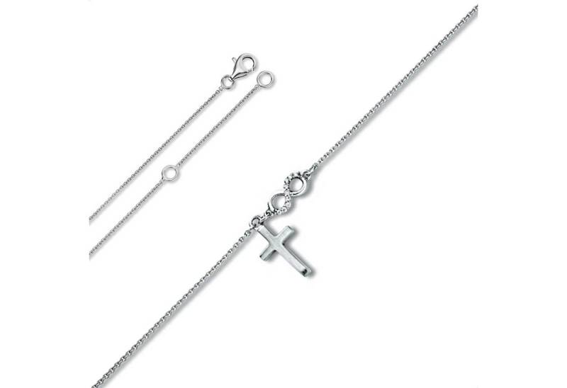 ONE ELEMENT Silberkette Zirkonia Halskette aus 925 Silber 45 cm, Persönlicher Akzent – schlicht, modern, aussagekräftig von ONE ELEMENT