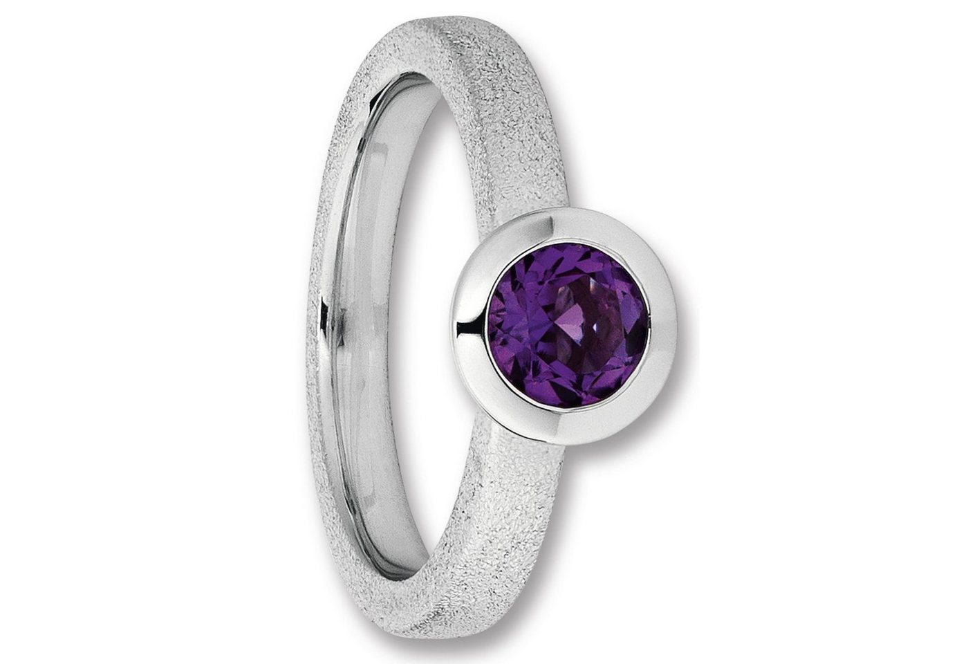 ONE ELEMENT Silberring Amethyst Ring aus 925 Silber, Damen Silber Schmuck von ONE ELEMENT