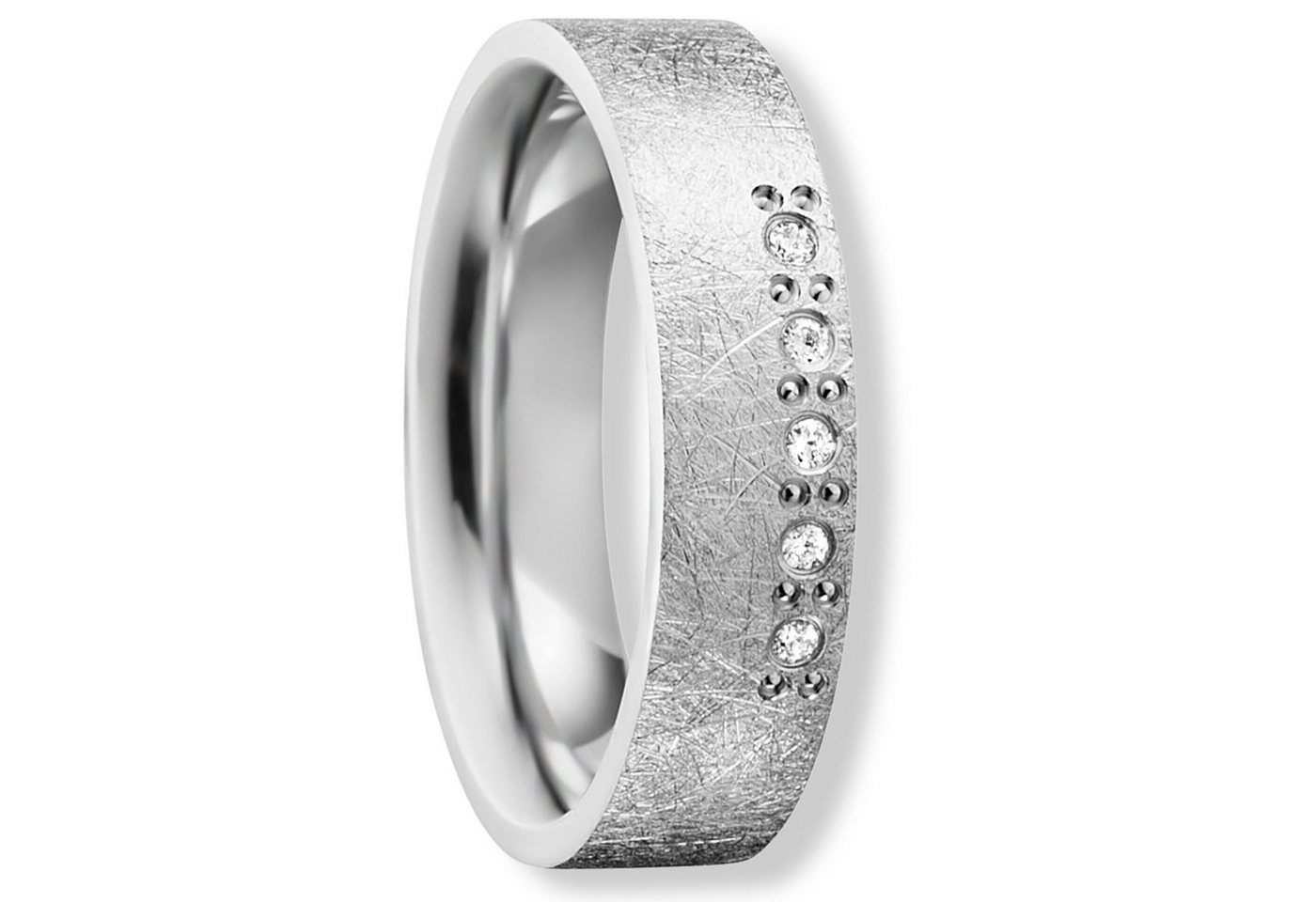 ONE ELEMENT Silberring Zirkonia Freundschaft Partner Ring aus 925 Silber, Damen Silber Schmuck Freundschaft / Partner von ONE ELEMENT